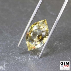 Citrine Heart Cut Gemstone 5 mm x 5 mm 0.32 carat Gem Yellow Stone 